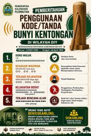 KENALI ARTI BUNYI KENTONGAN DI LINGKUNGAN KITA!